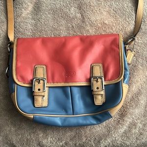 Colorful coach satchel crossbody